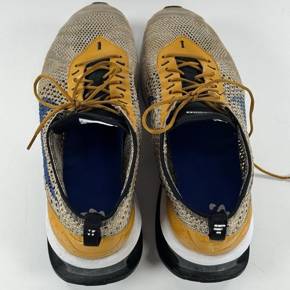 Nike Air Flyknit Racer Elemental Gold Running Shoes FD2764-700 Men's Size 11.5‎